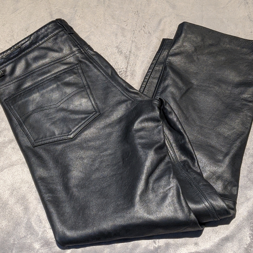SALE!!! Pelle Studio Wilsons leather jeans, sz 34